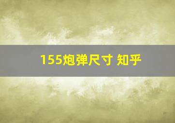 155炮弹尺寸 知乎